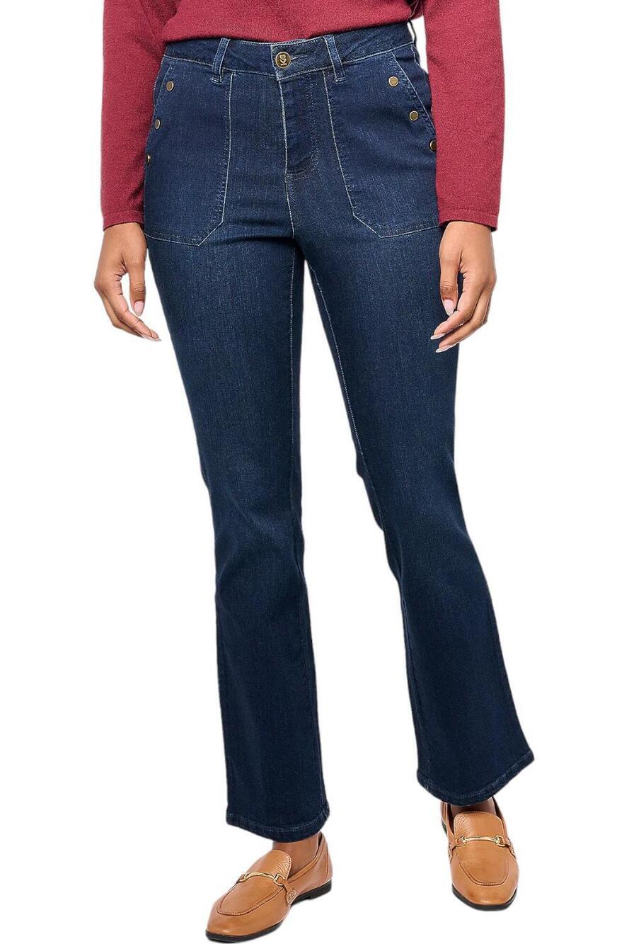 Belle by Kim Gravel TripleLuxe Denim Jean Dark Indigo - Tall